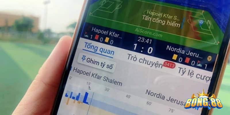 cách đánh tỷ số bóng đá trong bong88